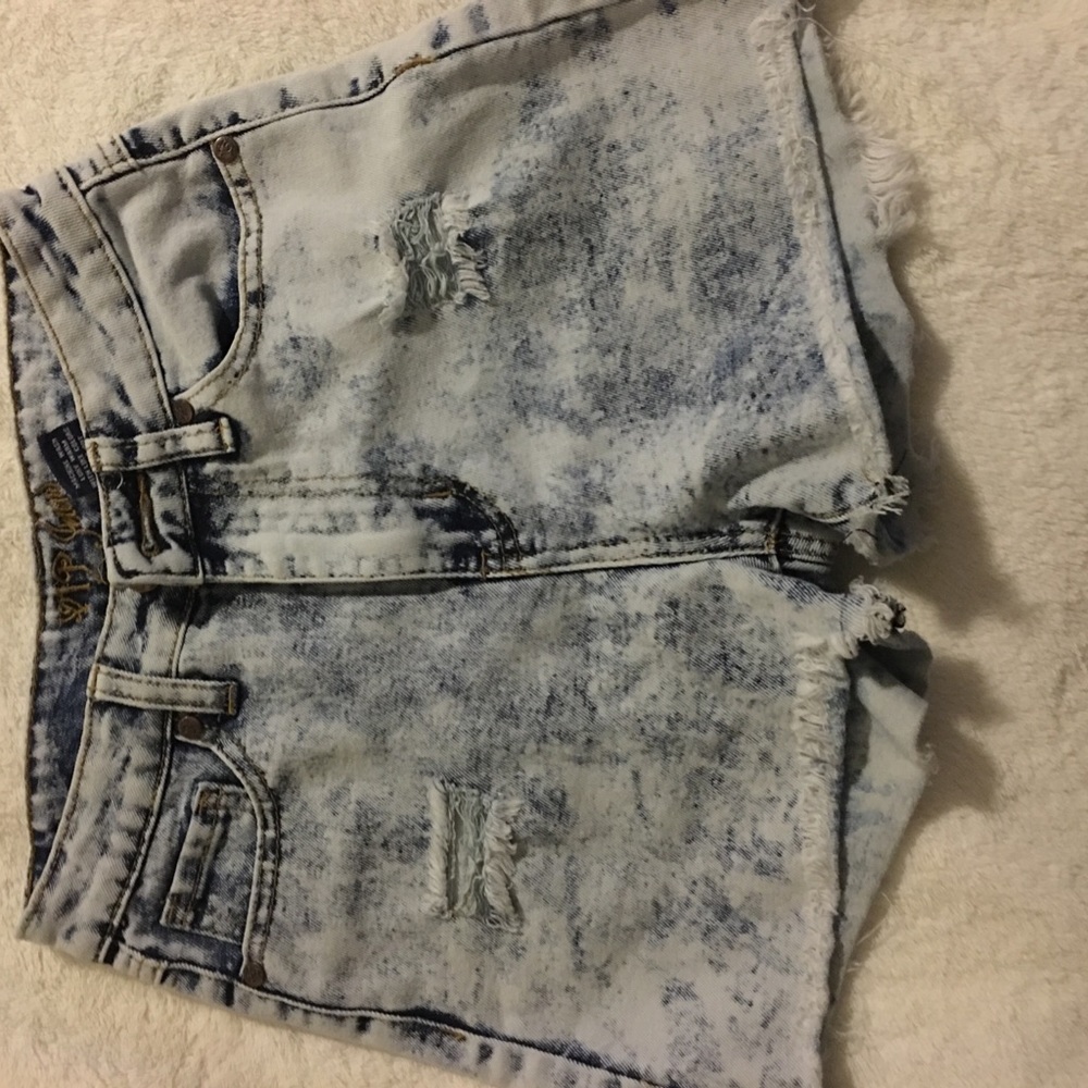 High waisted shorts